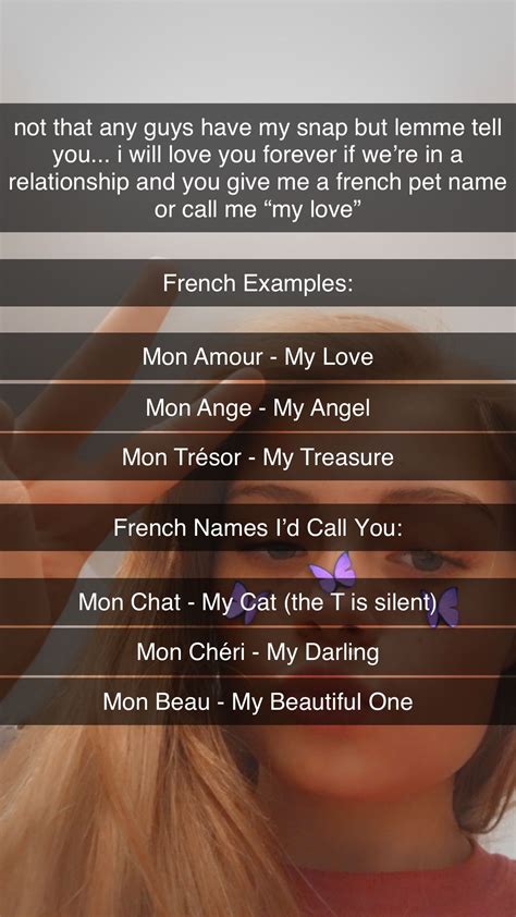 sweet french nicknames.